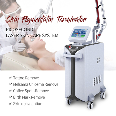 10Hz Picosure Q Switched Nd Yagレーザー1064 Nm Tattoo Removal Picosecond Machine